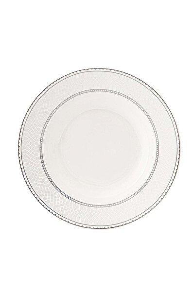 Generic Shallow JUNA New Bone China Soup Plate 22 cm – Elegant White Deep Pla...