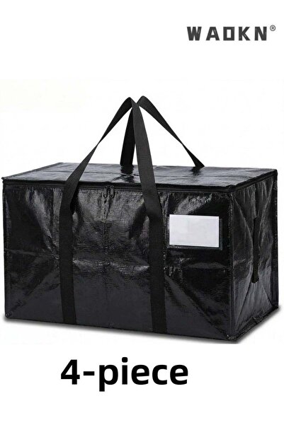Generic 4 Pack Extra Large Moving Storage Bags with Zippers, Large capacity s...