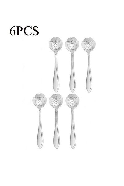Generic 6-Piece Stainless Steel Coffee Spoon Set
