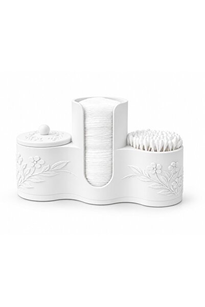 OEM Organizator de baie premium, Suport pentru dischete demachiante și bețișo...