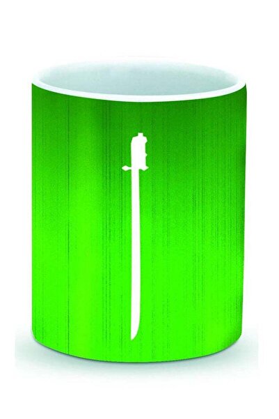 Generic Premium Sword Of Saudi Designer Mug Green/White