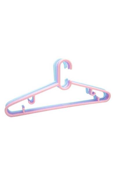 Generic Duravel Plastic Hangers 5 Pack -Multicolour Plastic Hangers - Space S...