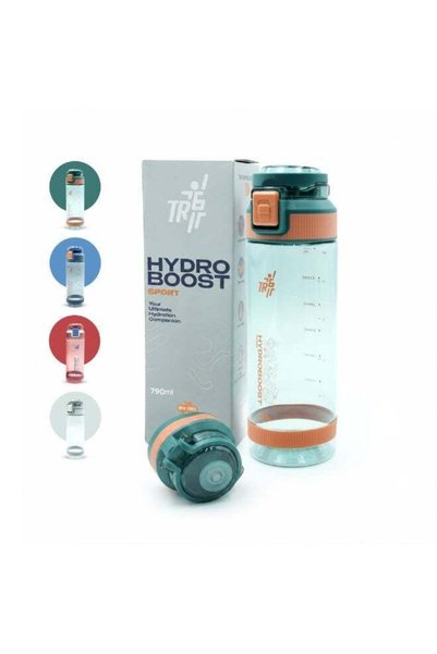 Generic TR6 Hydra Boost Sport Clear Gym Bottle Leak Proof BPA Free Flip Lock ...