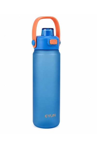 Generic EYUN 1000ML Sports Water Bottle with Flip Straw Lid & Carry Handle, L...