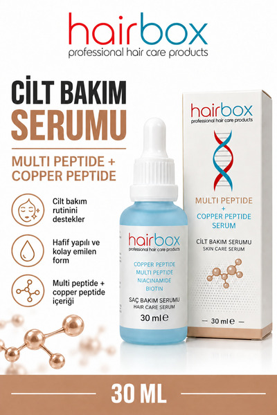 hairbox professional hair care products Multi Peptit + Bakır Peptit - Cilt Ba...