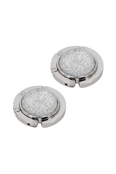 Generic Foldable Purse Hook Floding Handbag Hanger Bling Rhinestone Bag Holde...