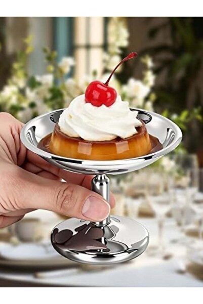 Generic Stainless Steel Ice Cream Bowls Vintage Silver Serving Pudding Desser...
