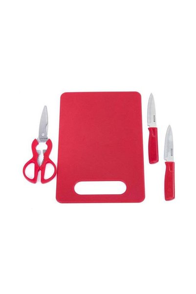 Generic Royalford 4-Piece Stainless Steel Kitchen Knife,Tool Set | Includes 2...