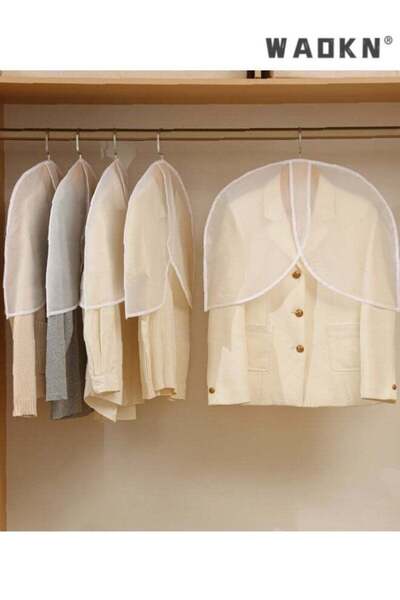 Generic 5PCS Garment Covers For Hanging Clothes, Shoulder Covers For Hanging ...