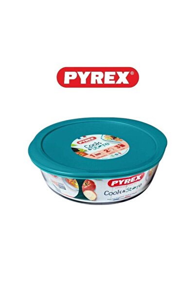 Generic Pyrex Cook & Store 2.3L Round Glass Roaster with Lid , Oven, Microwav...