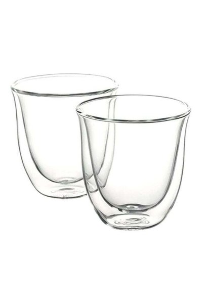 Generic 2-Piece Cappuccino Glass Set Clear