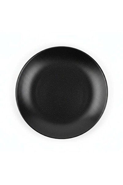 Generic Black Matte Ceramic Fruit Plate 26.5cm Premium Stoneware Serving Platter