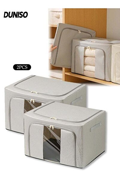 Generic 2 Pack Foldable Large Capacity Clothes Storage, Stackable Drawer Stor...
