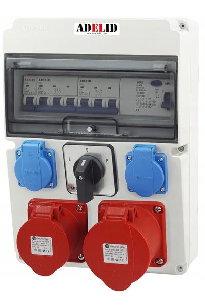 ADELID Distribuitor Sigur Integrat 32A 16A 5P 230V WYŁ L0P