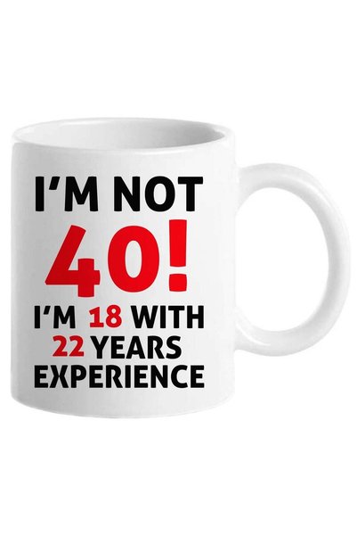 Generic 40th Birthday Gifts for Men, Funny 40 Year Old Gift Coffee Mug, 40th ...