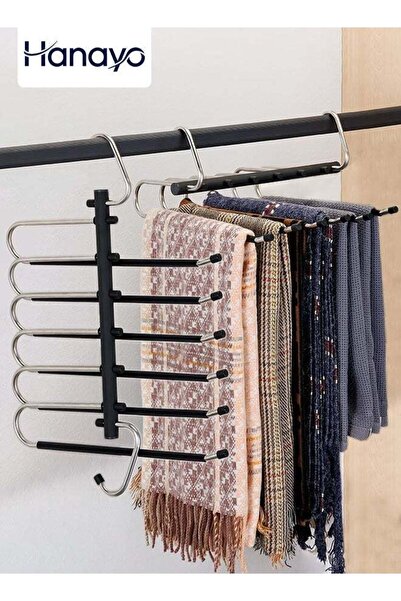Generic 2 Pack Pants Hangers Multifunctional Hangers Space Saving Hangers Or ...
