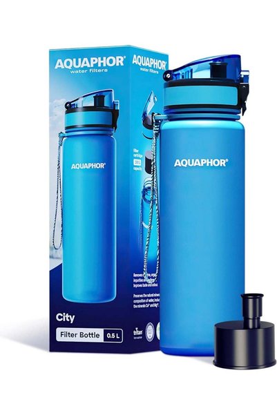 Generic City Water Filter Bottle 500ml, Portable Travel Water Purifier Bottle...