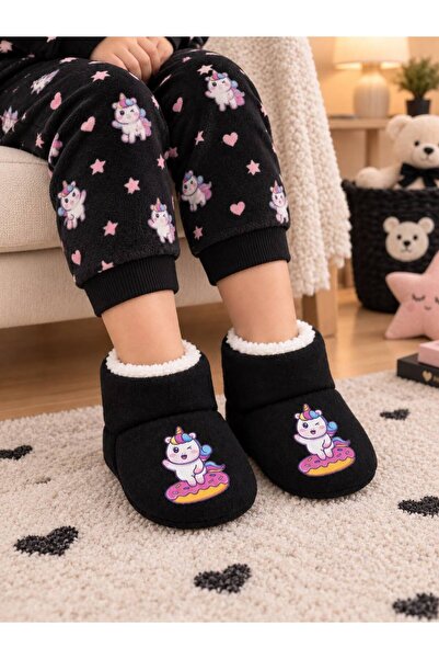 Numix Baby Kids Çocuk Panduf, Hayvan Desenli Sevimli Nakışlı Patik, Bebek Ev ...