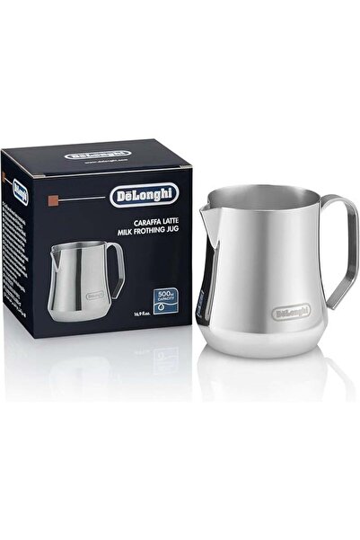 Generic De'Longhi Milk Frothing Jug 500ml - Stainless Steel, Ergonomic Handle...