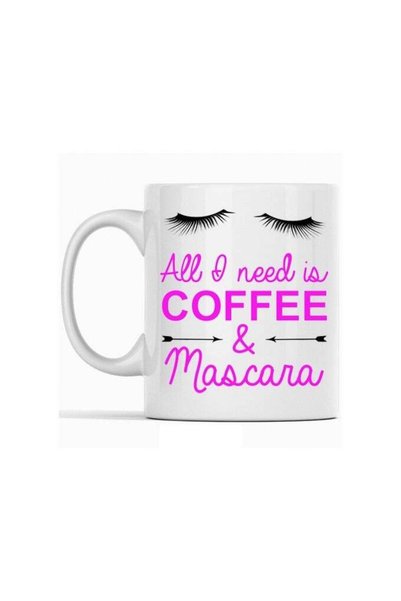 Generic "All I Need Is Coffee and Mascara: A Stylish Mug for Those Who Apprec...