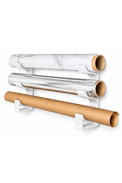 OEM Suport organizator pentru 3 role de folie alimentară, folie de aluminiu ș...
