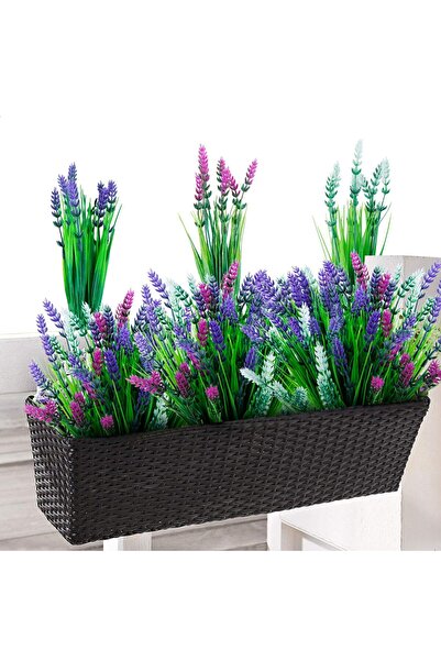 Generic Brand 12 bucăți plante artificiale de lavandă, flori artificiale pent...