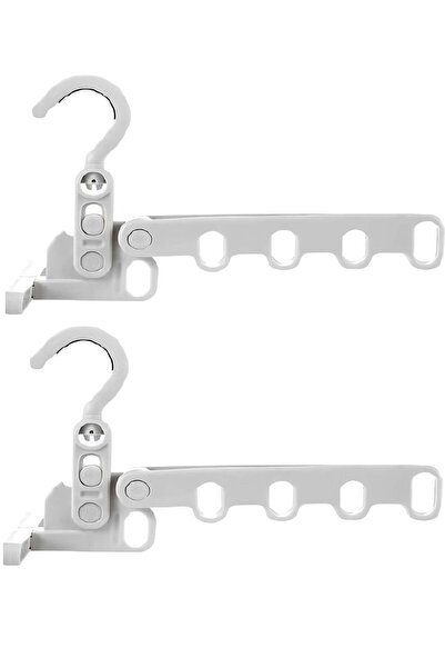 Generic 2 Pack Clothes Hangers Travel Coat Hangers Essentials Foldable Space ...