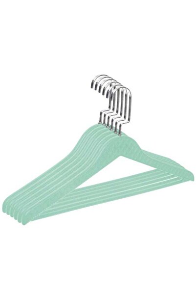 Generic Heavy-Duty Plastic & Steel Hangers, 6 Pack Wardrobe Organiser – Non-S...