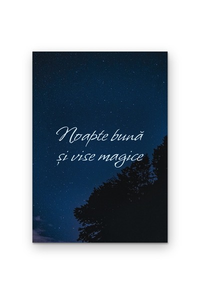 OEM Poster Carton 250g A4, Noapte buna si vise magice, Decor perete motivant