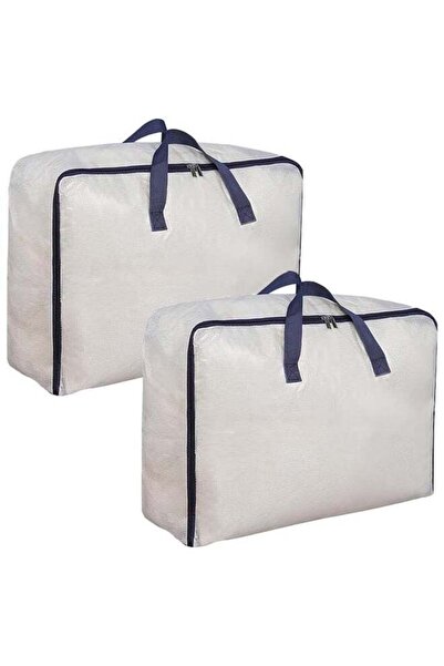 Generic 2 Pcs Clear Moving Bag, Storage Bags with Zipper Handle, Closet Stora...