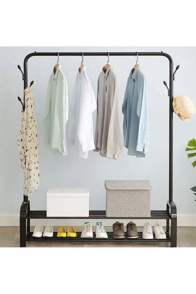 Generic Plast Steel Floor Cloth Dryer Stand Wing Style - Hi Quality Foldable ...