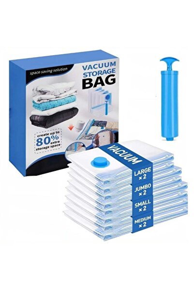Generic HIAS Vacuum Storage Bags Pack of 9 (2Jumbo + 2Large + 2Medium + 2Smal...