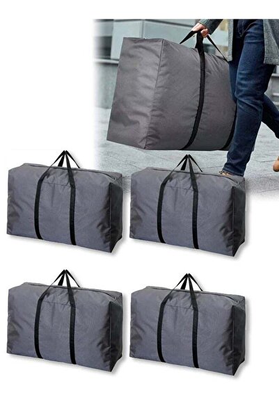 Generic 4 Pack Extral Large Moving Bags with Zippers and Carrying Handles,Wat...