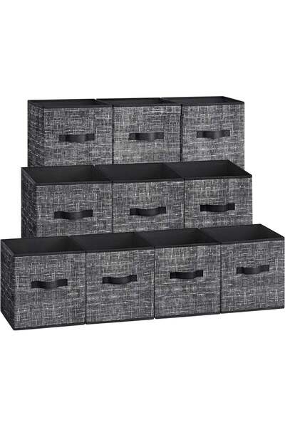Generic SONGMICS Storage Cubes, 11-Inch Non-Woven Fabric Bins with Double Han...