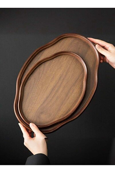 Generic Cloud Shaped Wooden Serving Tray, Multi-Use Decorative Tray for Jewel...