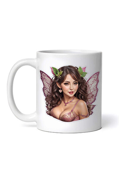 INOVATIX Personalized White Mug, Bella Butterfly Girl, Inovatix®. 330ml