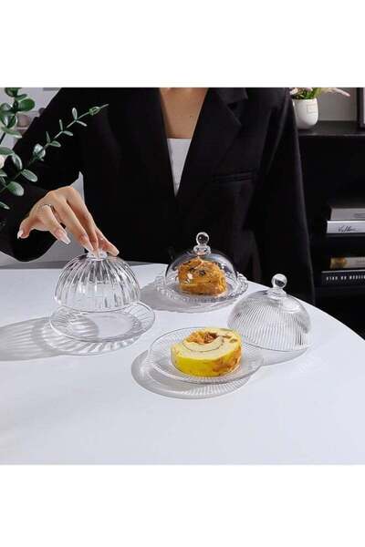 Generic 3 Pack Crystal Glass Dessert Bowls, Clear Glass Dessert Bowls with Li...