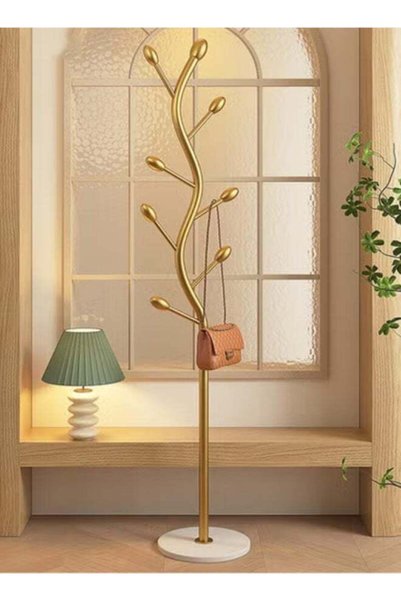 Generic Tree-Shaped Coat Rack, Metal Clothes Stand, Metal Coat Rack, with 8 H...