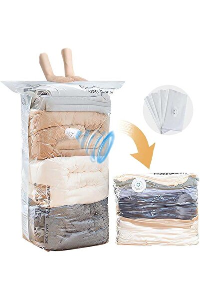Generic 4 Piece Vacuum Storage Bags,No Pump Required,Space Saver Bags,Jumbo C...