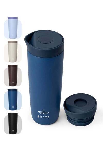 Generic 500ml Stainless Steel Tumbler | 16.9oz Insulated Coffee Cup | Iced Co...