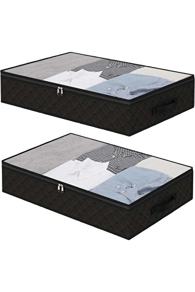 Generic Underbed Storage Bags, Storage Containers with Clear Window and Reinf...