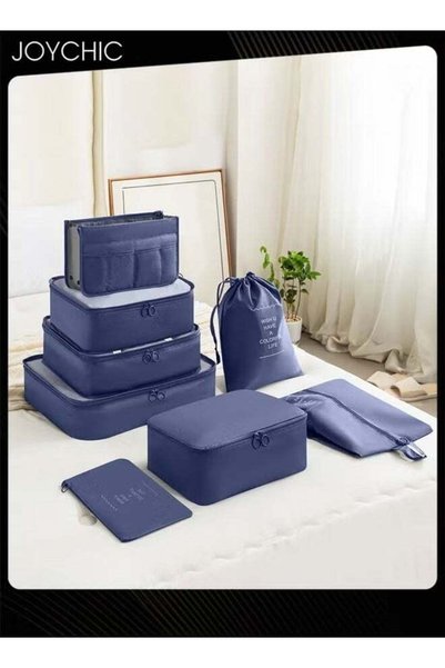 Generic 8 Pcs packing cubes for suitcases Travel Cubes Packing Suitcase Organ...