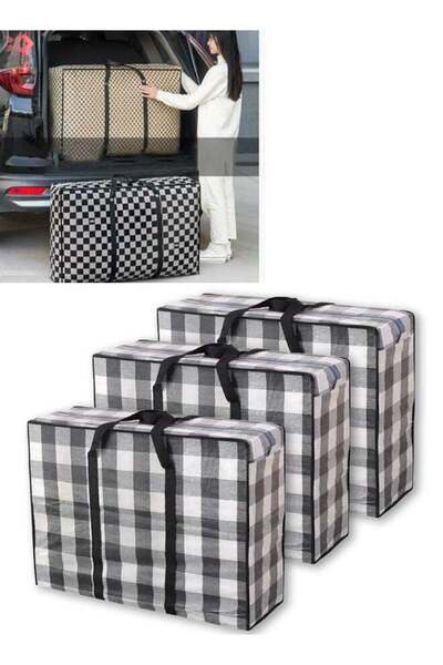 Generic 3Pcs Storage Bags，Moving Bags with Strong Zippers & Carrying Handles,...