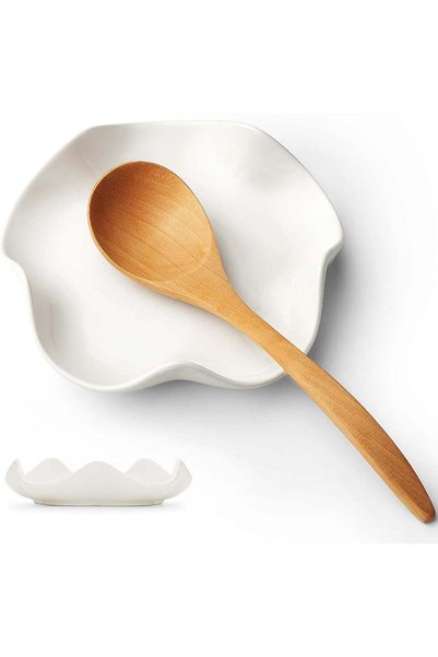 Generic Ceramic Spoon Rest for Stove Top, Spoon Holder Rest For Kitchen Count...