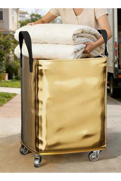 Generic 140L Large Moving Storage Bags with wheel，Heavy Duty Clothes Storage ...