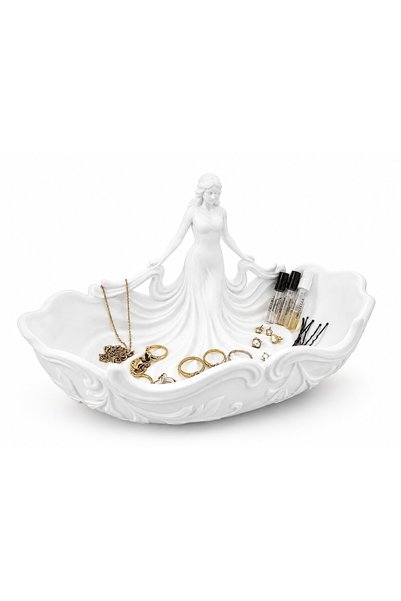 OEM Organizator decorativ de bijuterii cu figurină elegantă, tavă pentru inel...