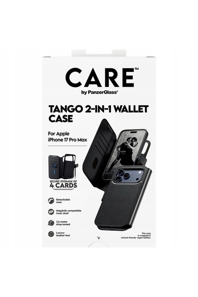 CARE by PanzerGlass® Husă CARE de la PanzerGlass cu Tango 2 în 1 MagSafe pent...