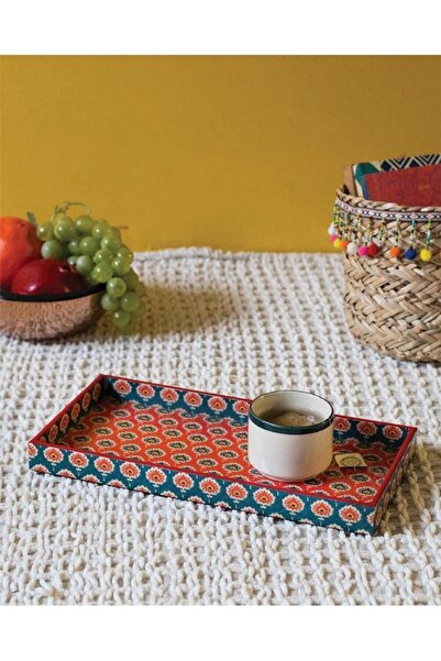 Generic Blooming Buds Rectangular Tray