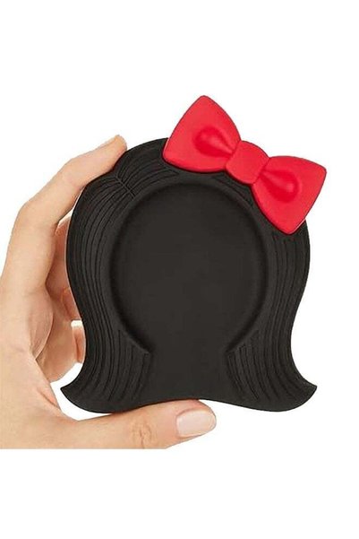 Generic Women Hair Spoon Rest,Silicone Spatula Holder,Cartoon Utensil Holder,...