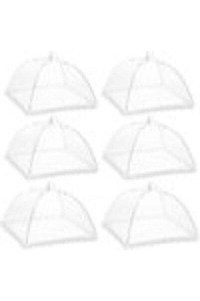 Generic 6 Pcs Mesh Food Covers, Mesh Pop Up Food Cover, Reusable and Collapsi...
